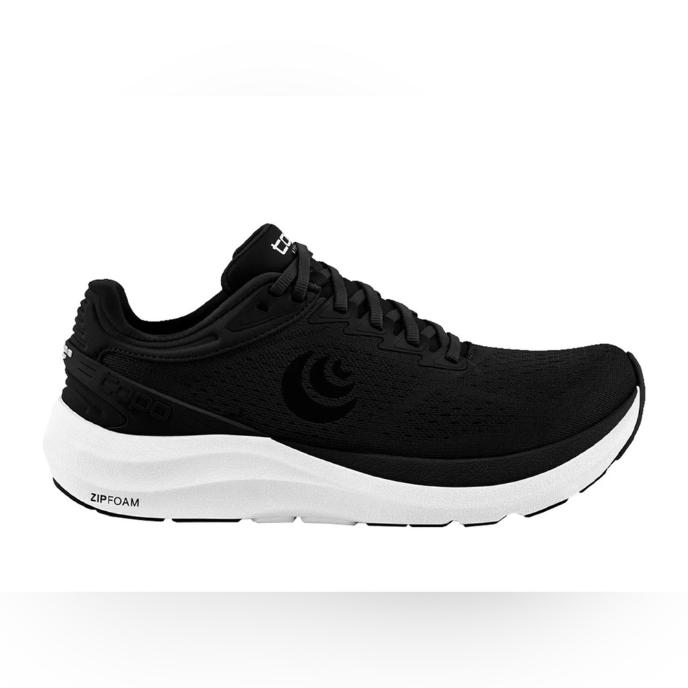 Topo Athletic Women' s Phantom 3 5mm Drop Black Running Shoes Size 9 Ortholite